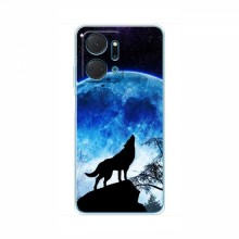 Чехлы для Huawei Honor X7a - с картинкой (Стильные) (AlphaPrint) Воет на луну - купить на Floy.com.ua