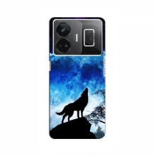 Чехлы для RealMe GT Neo 5 - с картинкой (Стильные) (AlphaPrint) Воет на луну - купить на Floy.com.ua