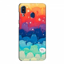 Чехлы для Samsung Galaxy A20 2019 (A205F) - с картинкой (Стильные) (AlphaPrint)