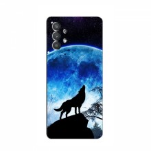 Чехлы для Samsung Galaxy A32 - с картинкой (Стильные) (AlphaPrint) Воет на луну - купить на Floy.com.ua