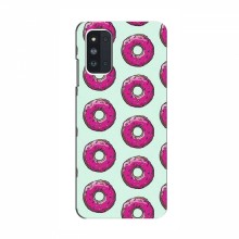 Чехлы с картинкой (Стильные) для Samsung Galaxy F52 5G (E526) (AlphaPrint) Розовые пончик - купить на Floy.com.ua