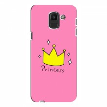 Чехлы для Samsung J6 2018 - с картинкой (Стильные) (AlphaPrint) Princess - купить на Floy.com.ua