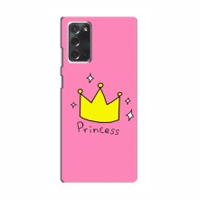 Чехлы для Samsung Galaxy Note 20 - с картинкой (Стильные) (AlphaPrint) Princess - купить на Floy.com.ua