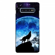 Чехлы для Samsung S10 Plus - с картинкой (Стильные) (AlphaPrint) Воет на луну - купить на Floy.com.ua