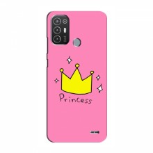 Чехлы для TECNO Pop 6 Pro (BE8) - с картинкой (Стильные) (AlphaPrint) Princess - купить на Floy.com.ua