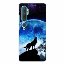 Чехлы для Xiaomi Mi 10 - с картинкой (Стильные) (AlphaPrint) Воет на луну - купить на Floy.com.ua