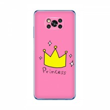 Чехлы для Xiaomi POCO X3 - с картинкой (Стильные) (AlphaPrint) Princess - купить на Floy.com.ua