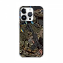 Чехлы с картинкой ЗСУ для Айфон 16 Про Макс (AlphaPrint) Воин ЗСУ - купить на Floy.com.ua