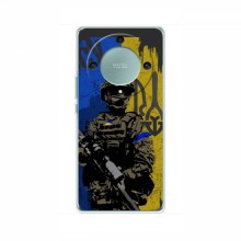 Чехлы с картинкой ЗСУ для Хуавей Хонор Меджик 5 Лайт 5G (AlphaPrint) АРТ солдат - купить на Floy.com.ua
