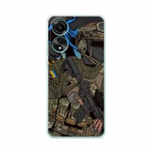 Чехлы с картинкой ЗСУ для Оппо А18 (AlphaPrint) Воин ЗСУ - купить на Floy.com.ua
