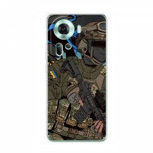 Чехлы с картинкой ЗСУ для Оппо Рено 11 5G (AlphaPrint) Воин ЗСУ - купить на Floy.com.ua