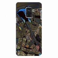 Чехлы с картинкой ЗСУ для Samsung A8 Plus , A8 Plus 2018, A730F (AlphaPrint) Воин ЗСУ - купить на Floy.com.ua