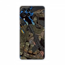 Чехлы с картинкой ЗСУ для Самсунг А22 (5G) (AlphaPrint) Воин ЗСУ - купить на Floy.com.ua