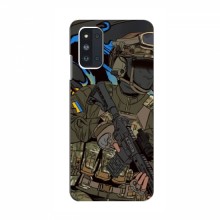 Чехлы с картинкой ЗСУ для Samsung Galaxy F52 5G (E526) (AlphaPrint) Воин ЗСУ - купить на Floy.com.ua