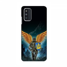 Чехлы с картинкой ЗСУ для Samsung Galaxy F52 5G (E526) (AlphaPrint) Солдат ЗСУ - купить на Floy.com.ua
