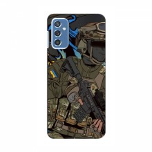 Чехлы с картинкой ЗСУ для Самсунг М52 (5G) (AlphaPrint) Воин ЗСУ - купить на Floy.com.ua