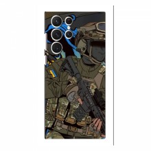 Чехлы с картинкой ЗСУ для Самсунг S22 Ультра (AlphaPrint) Воин ЗСУ - купить на Floy.com.ua