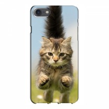Чехлы с Котиками для Айфон 7 (VPrint) Прыжок кота - купить на Floy.com.ua