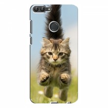 Чехлы с Котиками для Huawei P Smart (VPrint) Прыжок кота - купить на Floy.com.ua
