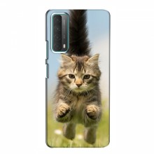 Чехлы с Котиками для Huawei P Smart 2021 (VPrint) Прыжок кота - купить на Floy.com.ua