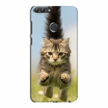 Чехлы с Котиками для Huawei Y7 Prime 2018 (VPrint) Прыжок кота - купить на Floy.com.ua