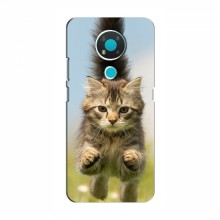 Чехлы с Котиками для Нокиа 3.4 (VPrint) Прыжок кота - купить на Floy.com.ua