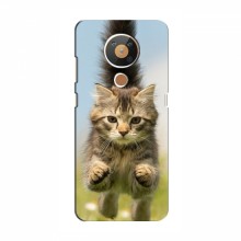 Чехлы с Котиками для Нокиа 5.3 (VPrint) Прыжок кота - купить на Floy.com.ua