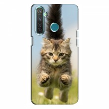Чехлы с Котиками для RealMe 5 (VPrint) Прыжок кота - купить на Floy.com.ua
