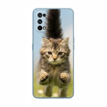 Чехлы с Котиками для Реалми 7 (VPrint) Прыжок кота - купить на Floy.com.ua
