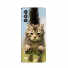 Чехлы с Котиками для Самсунг А32 (5G) (VPrint) Прыжок кота - купить на Floy.com.ua