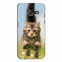 Чехлы с Котиками для Samsung A5 2017, A520, A520F (VPrint) Прыжок кота - купить на Floy.com.ua