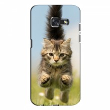 Чехлы с Котиками для Samsung A7 2017, A720, A720F (VPrint) Прыжок кота - купить на Floy.com.ua