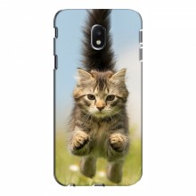 Чехлы с Котиками для Samsung J3 2017, J330FN европейская версия (VPrint) Прыжок кота - купить на Floy.com.ua