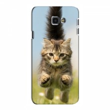 Чехлы с Котиками для Samsung J4+, J4 Plus (VPrint) Прыжок кота - купить на Floy.com.ua