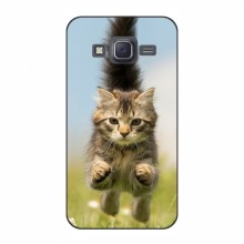 Чехлы с Котиками для Samsung J5, J500, J500H (VPrint) Прыжок кота - купить на Floy.com.ua