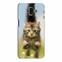 Чехлы с Котиками для Samsung J6 Plus, J6 Плюс 2018 (J610) (VPrint) Прыжок кота - купить на Floy.com.ua