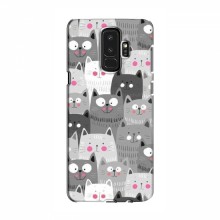 Чехлы с Котиками для Samsung S9 Plus (VPrint) Рисованные котики - купить на Floy.com.ua