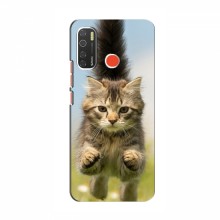 Чехлы с Котиками для TECNO Spark 5 (VPrint) Прыжок кота - купить на Floy.com.ua