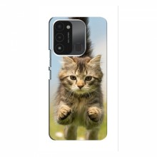 Чехлы с Котиками для TECNO Spark GO (2022) (VPrint) Прыжок кота - купить на Floy.com.ua