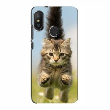 Чехлы с Котиками для Xiaomi Redmi 6 Pro (VPrint) Прыжок кота - купить на Floy.com.ua
