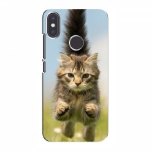 Чехлы с Котиками для Xiaomi Mi A2 (VPrint) Прыжок кота - купить на Floy.com.ua