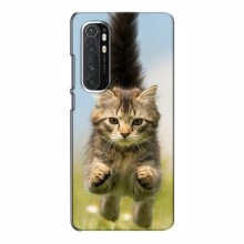 Чехлы с Котиками для Xiaomi Mi Note 10 Lite (VPrint) Прыжок кота - купить на Floy.com.ua
