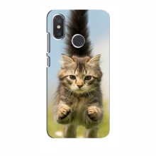Чехлы с Котиками для Xiaomi Mi8 (VPrint) Прыжок кота - купить на Floy.com.ua