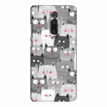 Чехлы с Котиками для Xiaomi Mi 9T Pro (VPrint) Рисованные котики - купить на Floy.com.ua