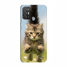 Чехлы с Котиками для ЗТЕ Блейд А52 (VPrint) Прыжок кота - купить на Floy.com.ua