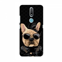 Чехлы с крутыми принтами для Nokia 2.4 - (PREMIUMPrint) Стильная собака - купить на Floy.com.ua