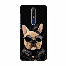 Чехлы с крутыми принтами для Nokia 5.1 Plus (X5) - (PREMIUMPrint) Стильная собака - купить на Floy.com.ua