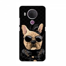 Чехлы с крутыми принтами для Nokia 5.4 - (PREMIUMPrint) Стильная собака - купить на Floy.com.ua