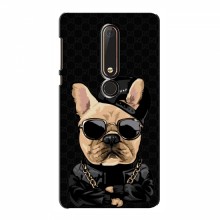 Чехлы с крутыми принтами для Nokia 6 2018 - (PREMIUMPrint) Стильная собака - купить на Floy.com.ua