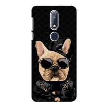 Чехлы с крутыми принтами для Nokia 7.1 - (PREMIUMPrint) Стильная собака - купить на Floy.com.ua